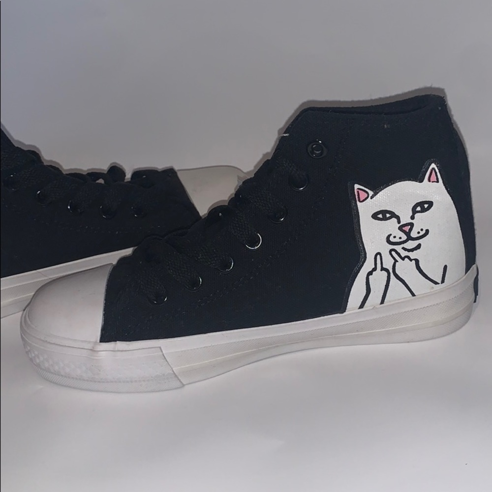 LORD NERMAL HIGH-TOP SHOES (BLACK)